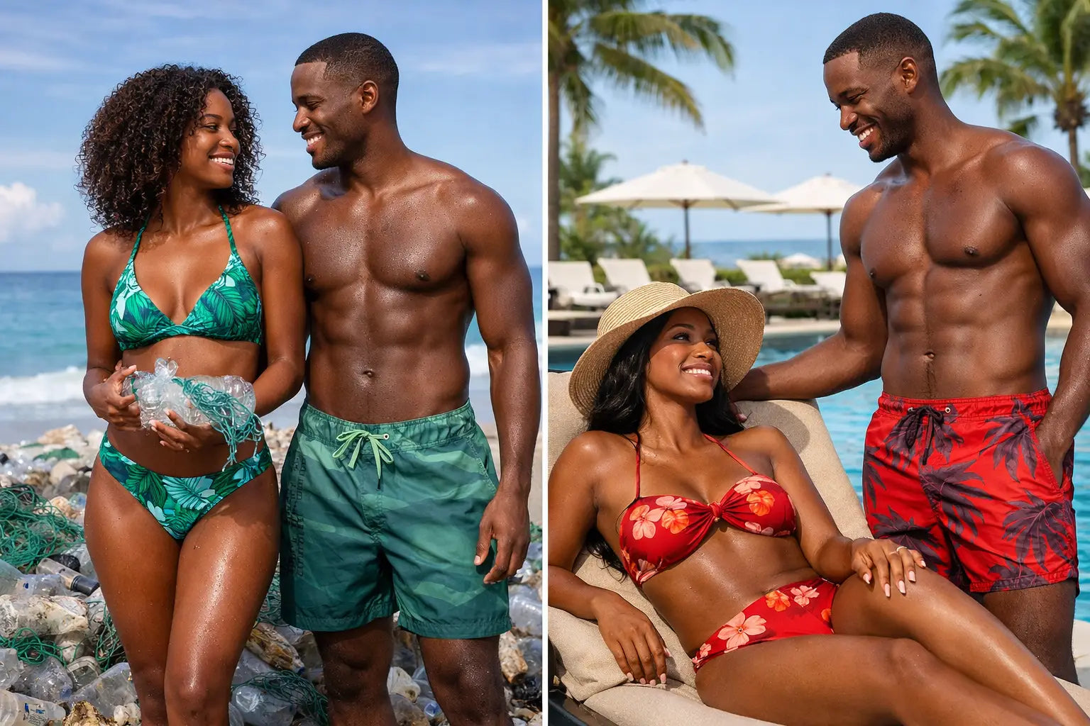 Recycled Swimwear vs Traditional Fabric