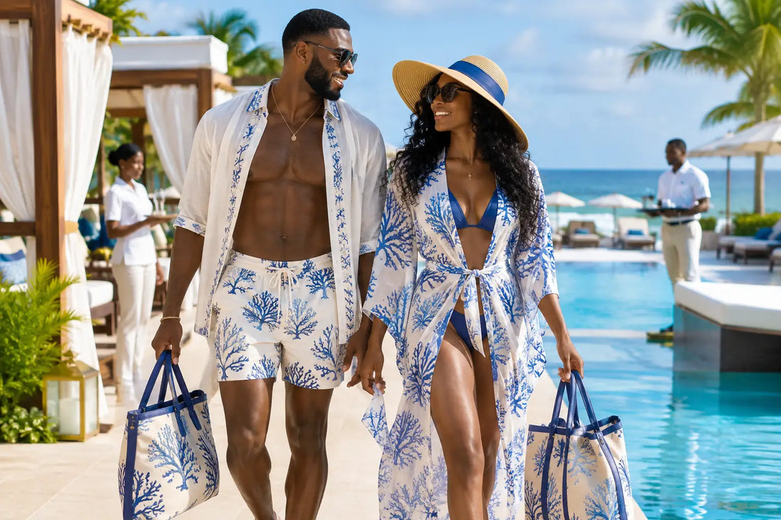 Luxury Swim Sets for Couples Who Arrive Together