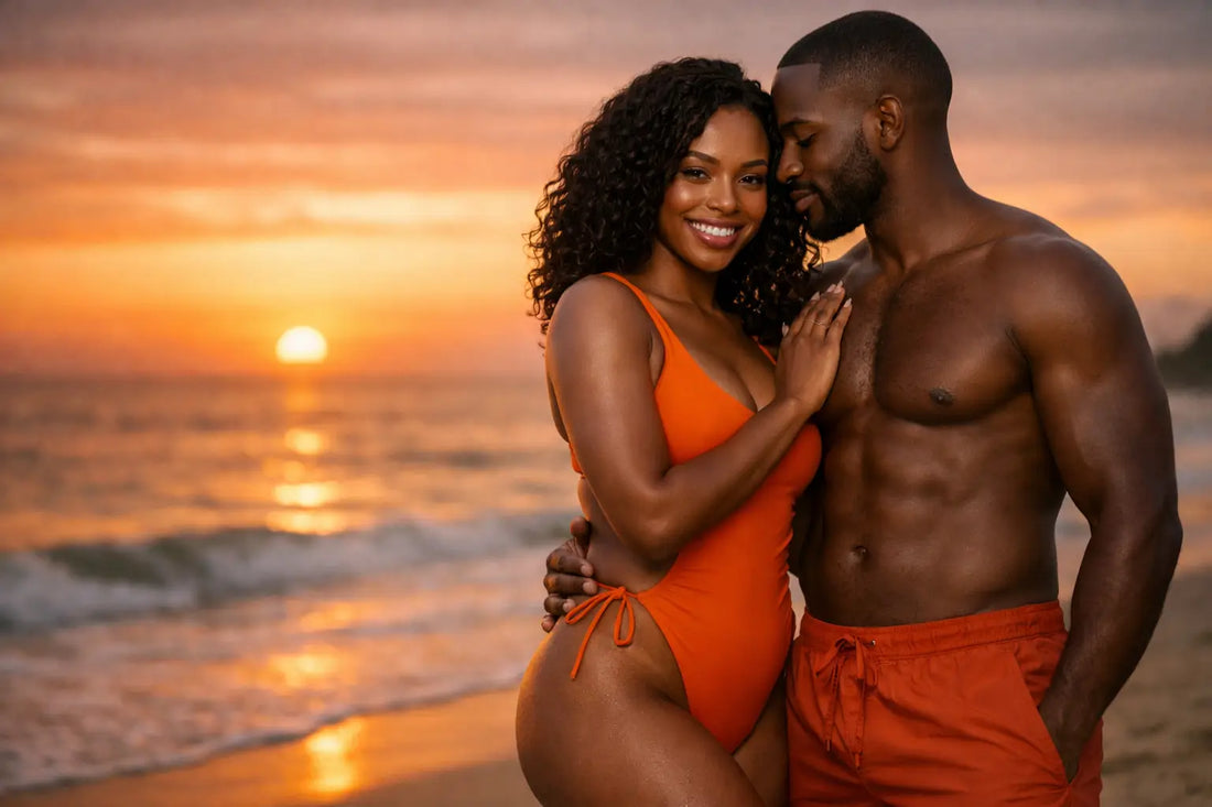 Best Swimwear Colors for Beach Sunset Photos
