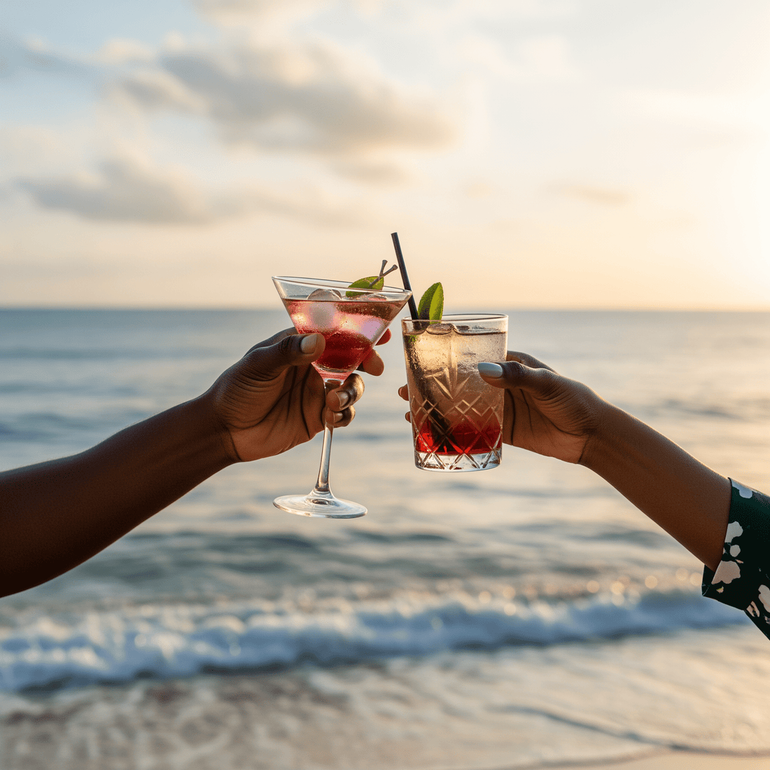 Winter Travel ideas for Black Couples who love to match energy