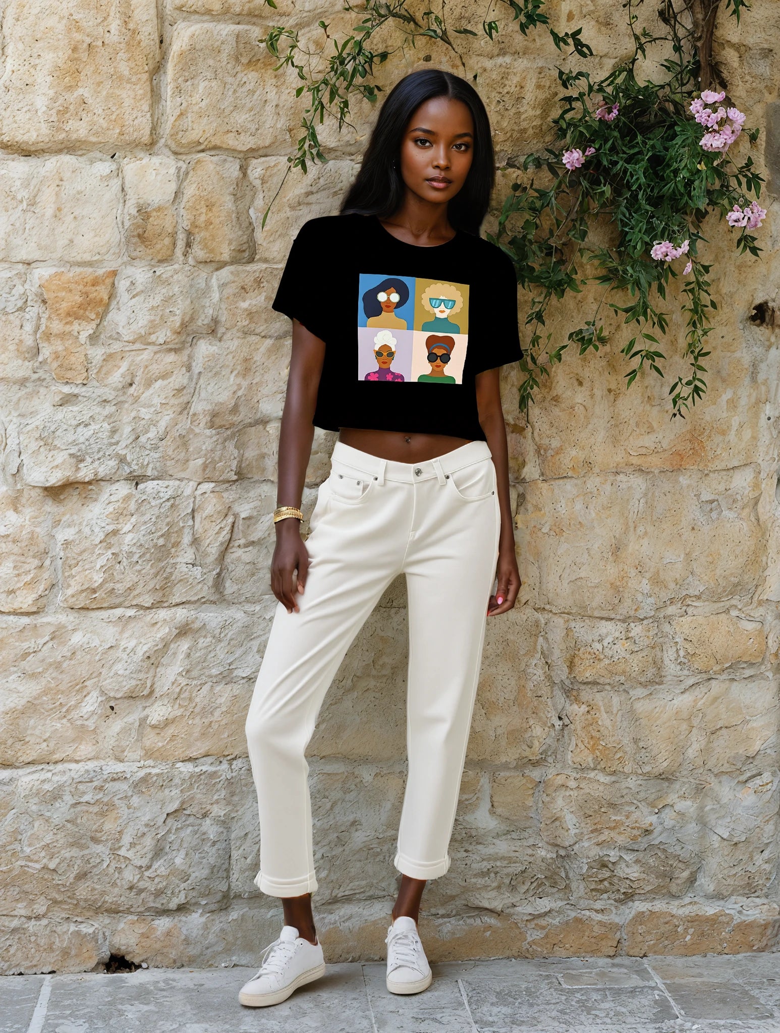 Women’s crop top - Worthy - Ivrie Blu 