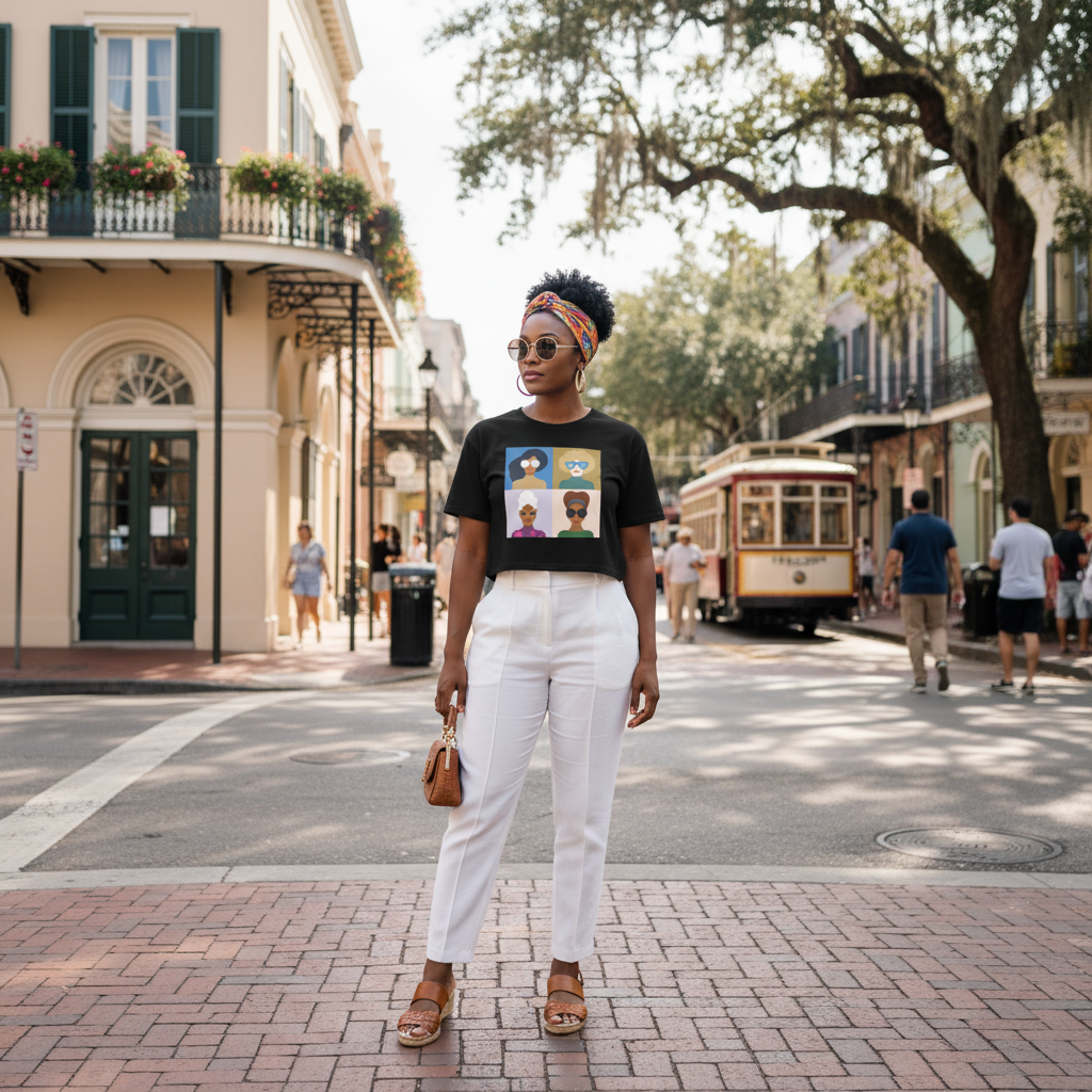 Women’s crop top - Worthy - Ivrie Blu 