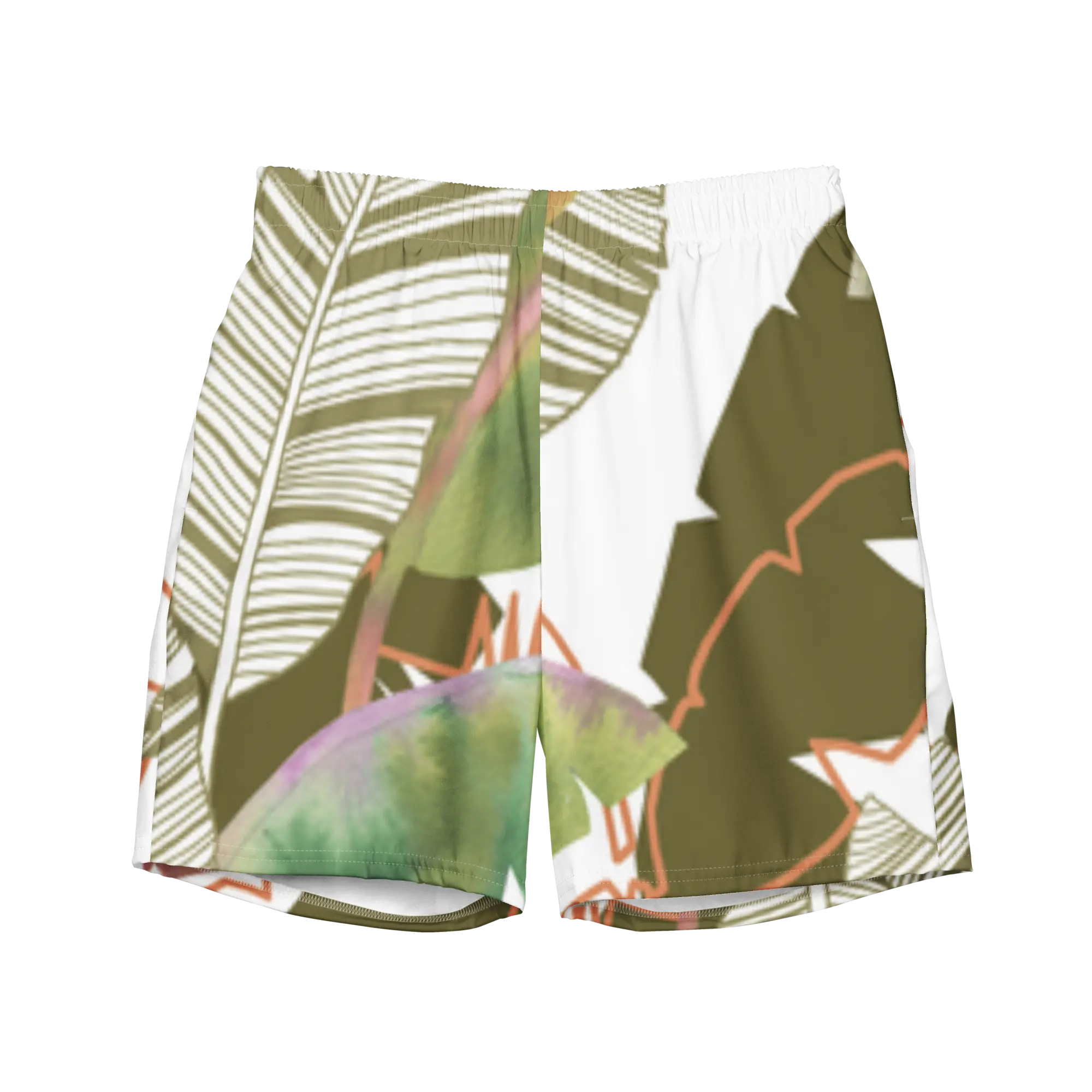 Couples Swim Trunks – Island Morning (His & Hers) - Ivrie Blu 