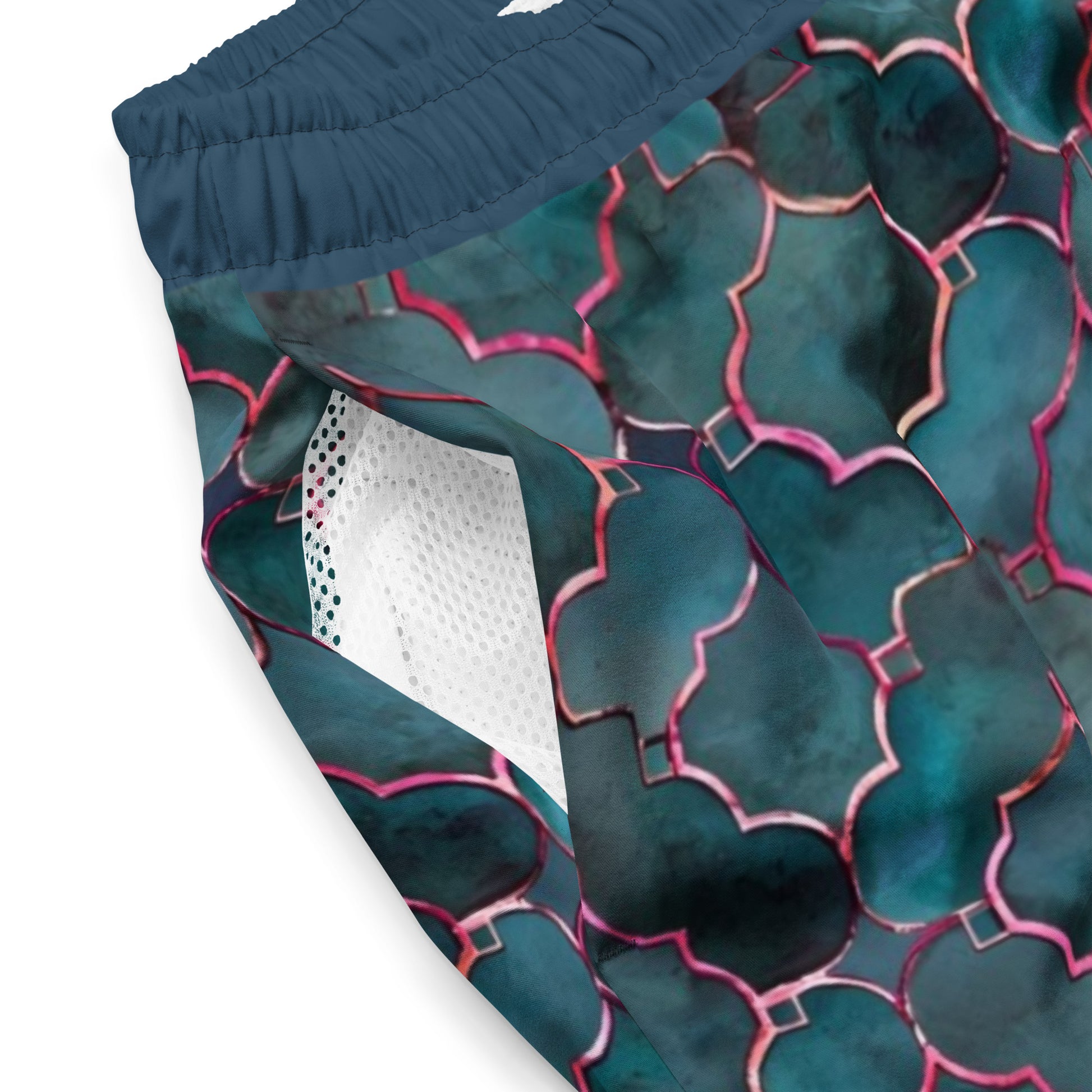 Couples Swim Trunks – Polished Gem (His & Hers) - Ivrie Blu 