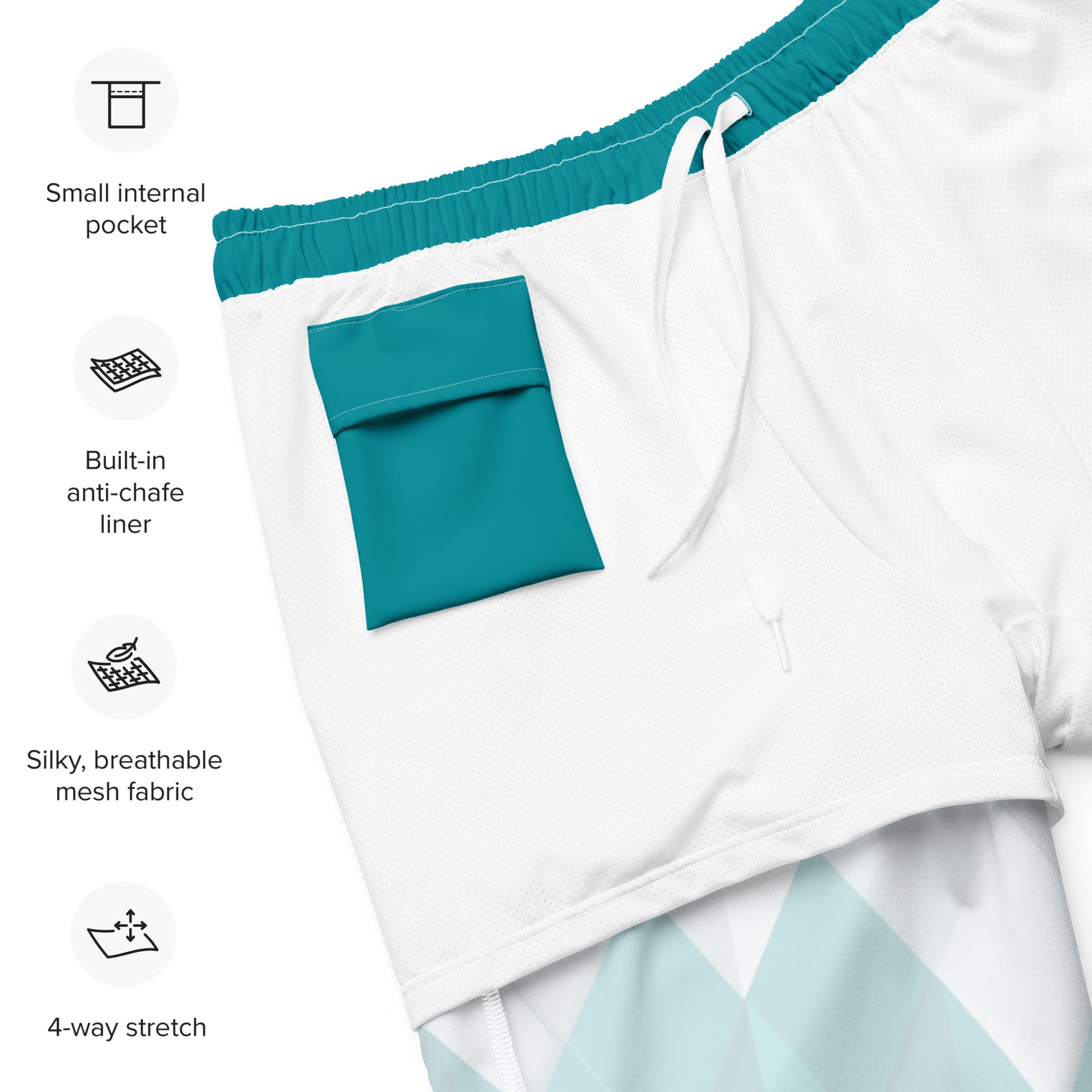 Couples Swim Trunks – Diamond Mindset (His & Hers) - Ivrie Blu 