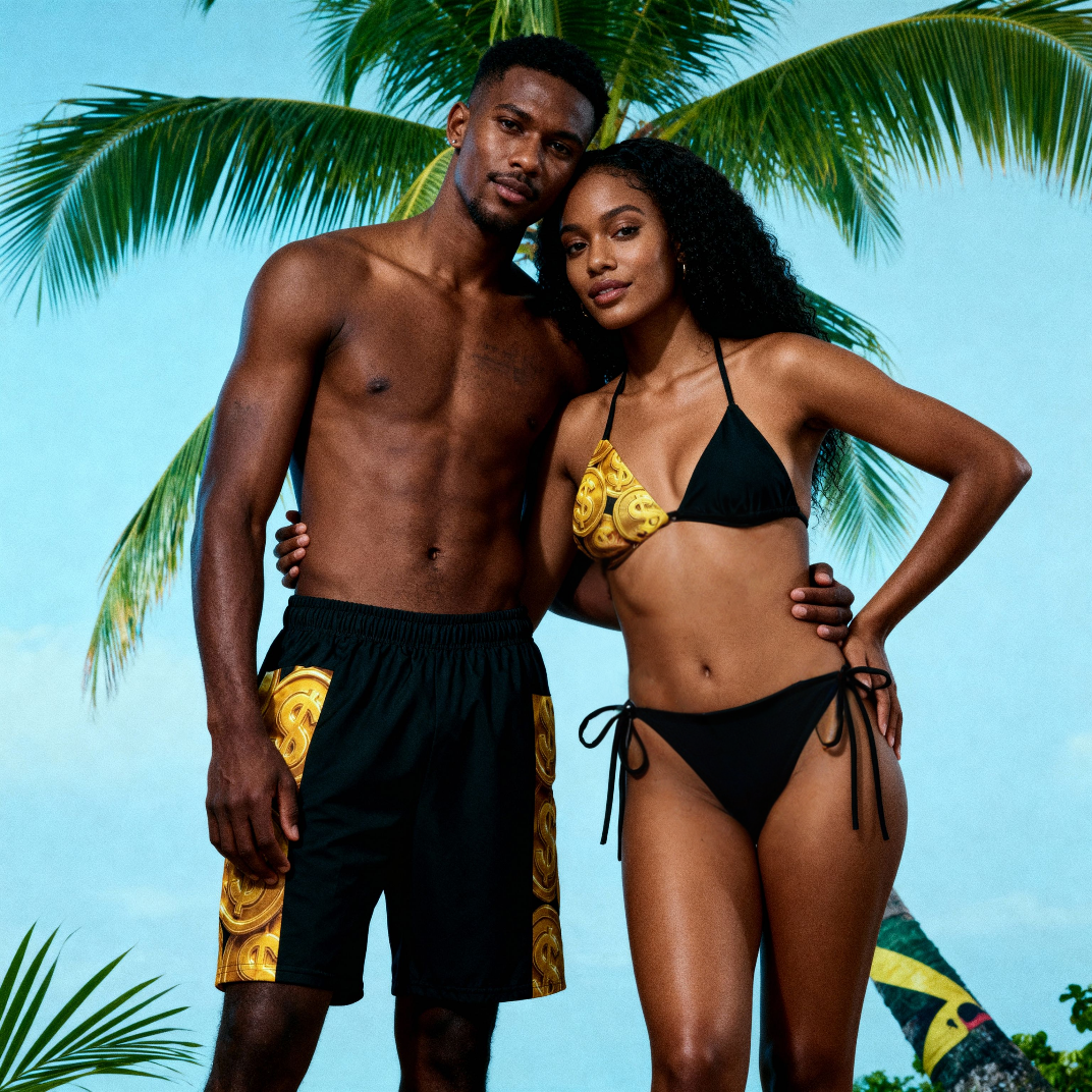 Couples Velour Bikini – His & Hers - Ivrie Blu 